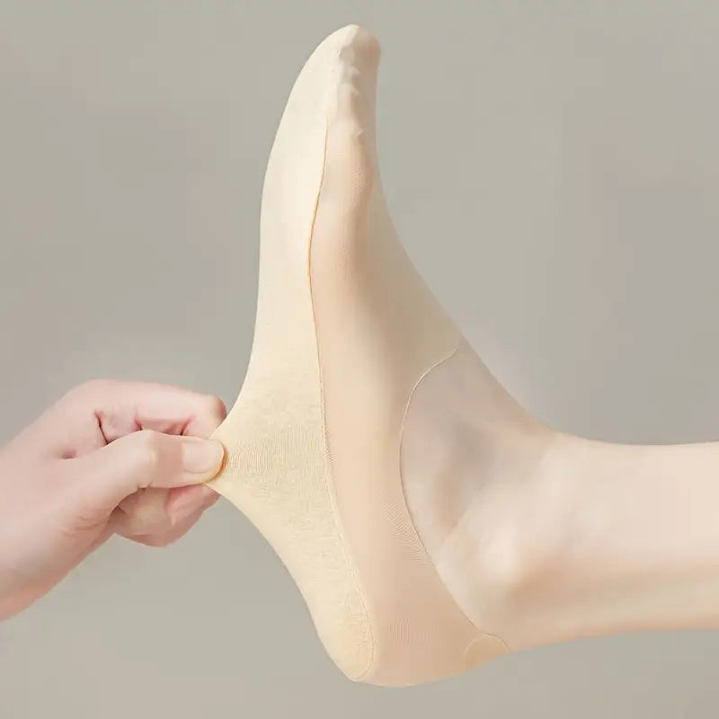 Thin Invisible Socks with Breathable Mesh, Non-Slip and Sweat-Absorbent
