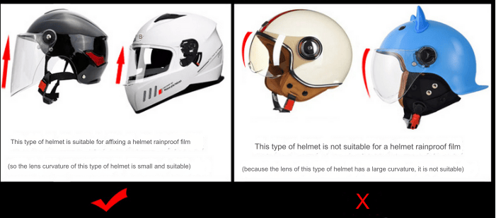 Anti-fog helmet film