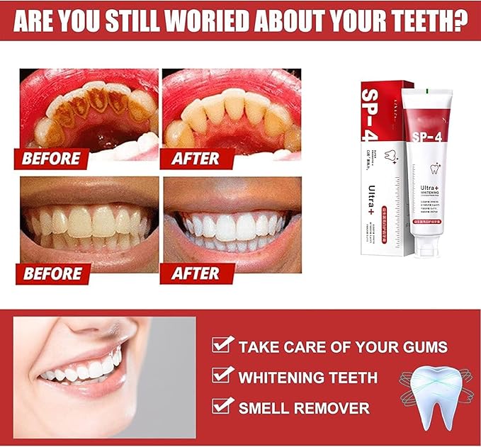 SP-4 Ultra+ Whitening Toothpaste