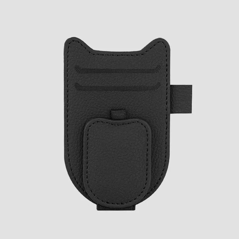 🚗Sun visor glasses holder for cars easily accessible, space-saving, versatile