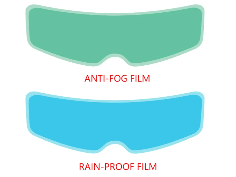 Anti-fog helmet film