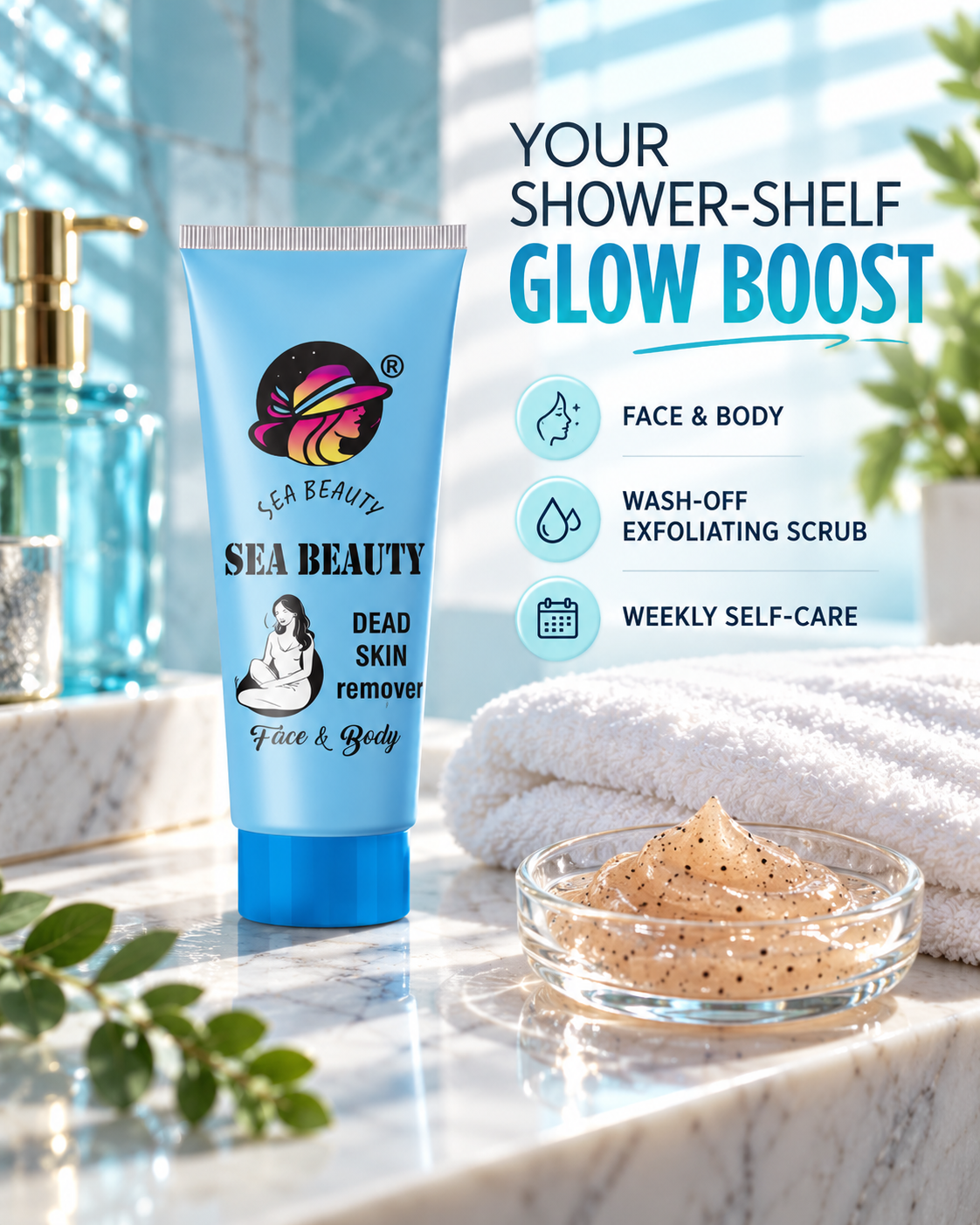 Sea Beauty Dead Skin Remover face & body