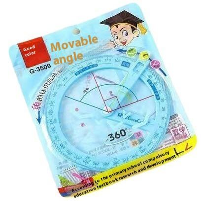 360° Rotatable Activity Angle Ruler for Students