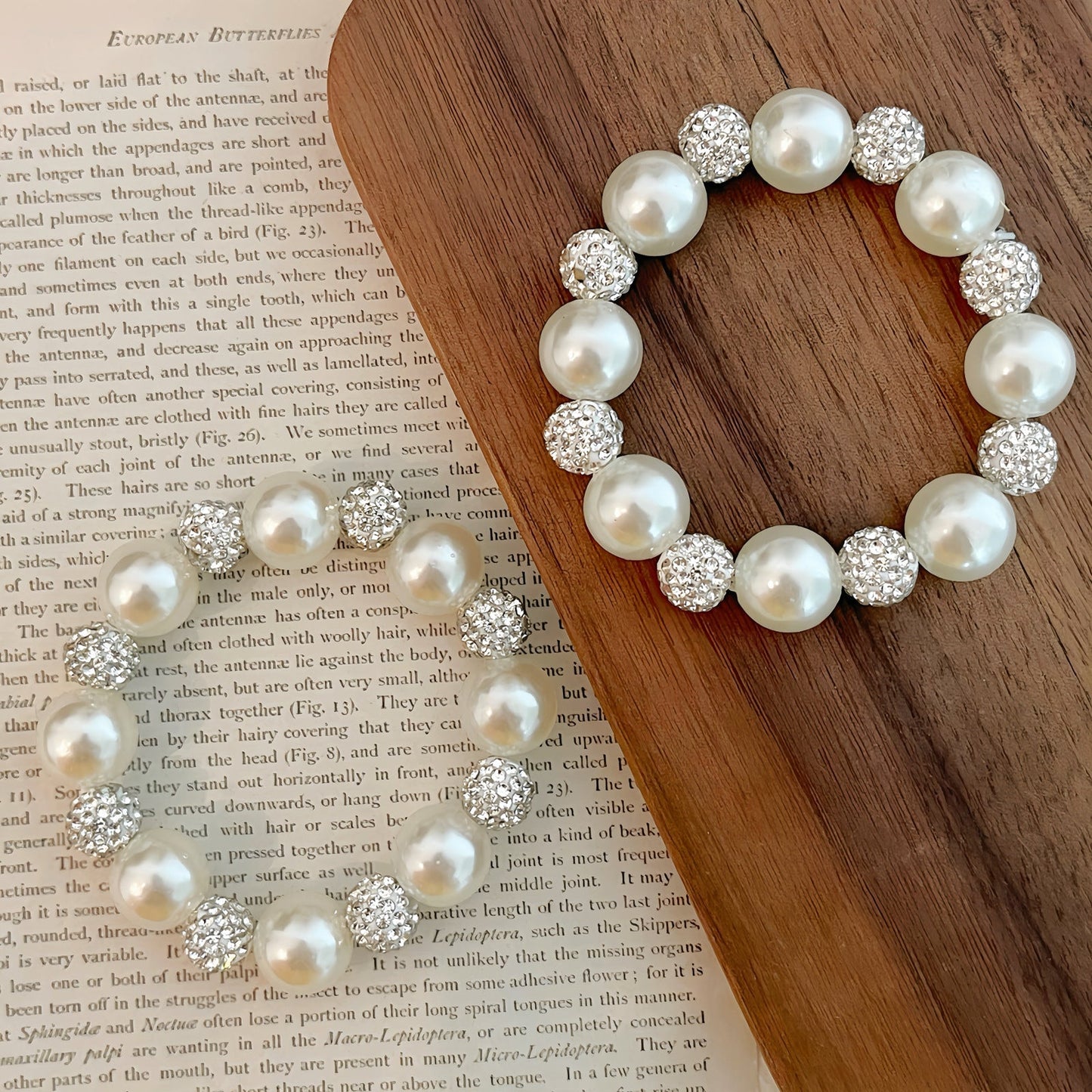Pearl Bracelet & Hair Tie