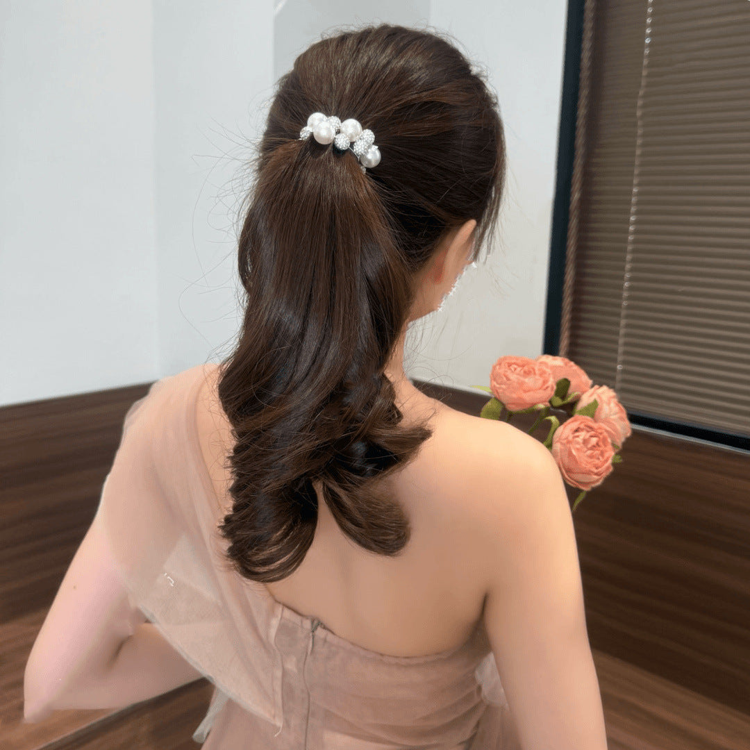 Pearl Bracelet & Hair Tie