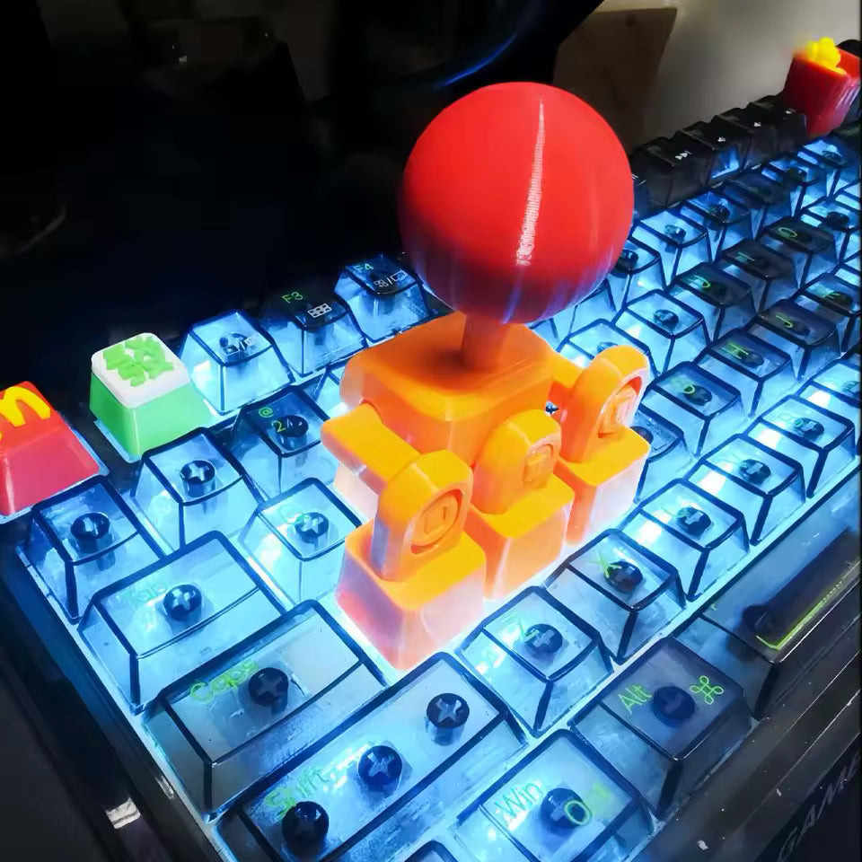 3D Printed Plastic Gaming Joystick