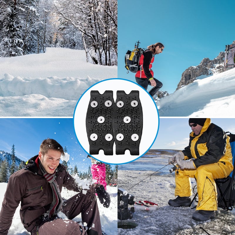 ❄️Manganese Steel Spikes Anti-Slip Shoe Covers