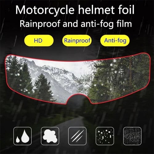 Anti-fog helmet film