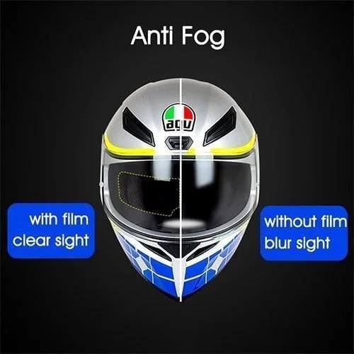 Anti-fog helmet film
