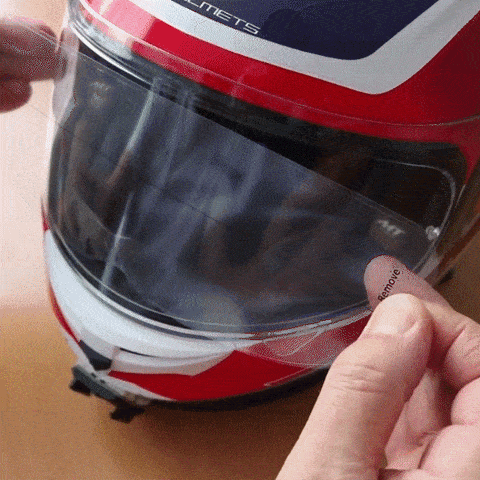 Anti-fog helmet film