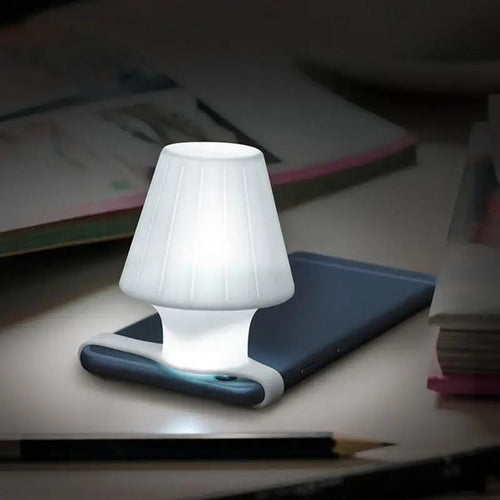 White Silicone Mobile Phone Lampshade
