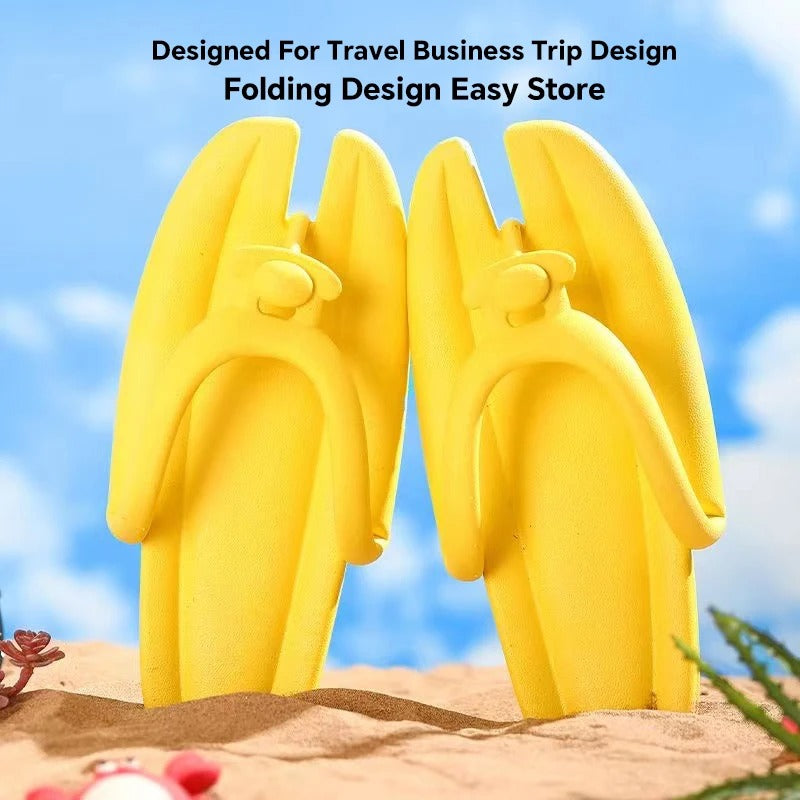 Casual Portable Folding Slippers for Men Women