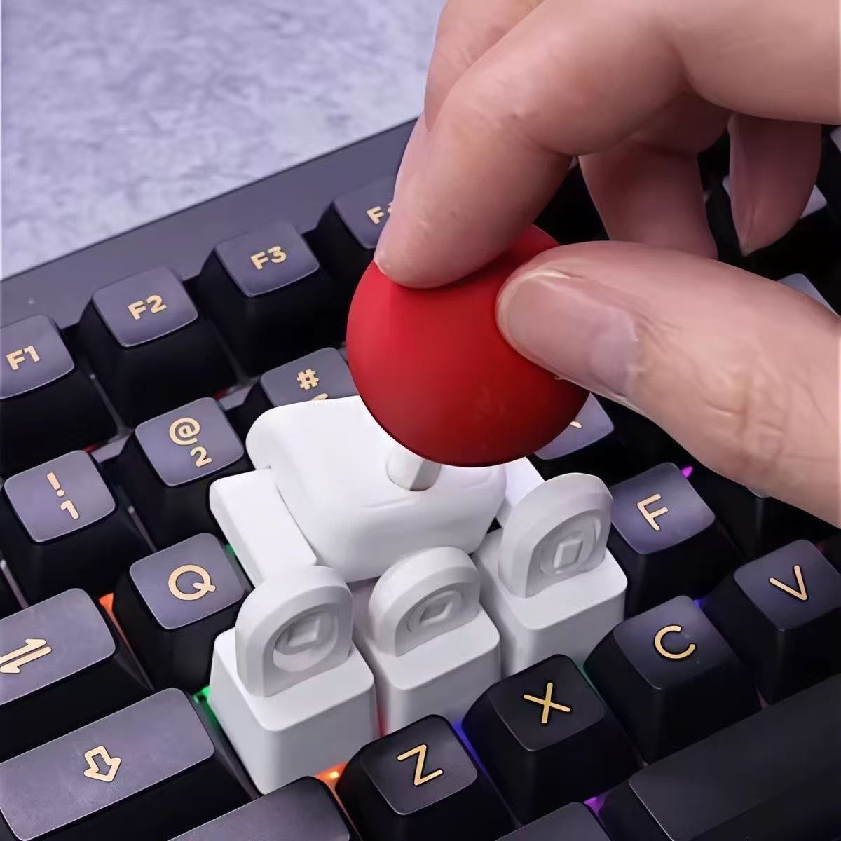3D Printed Plastic Gaming Joystick