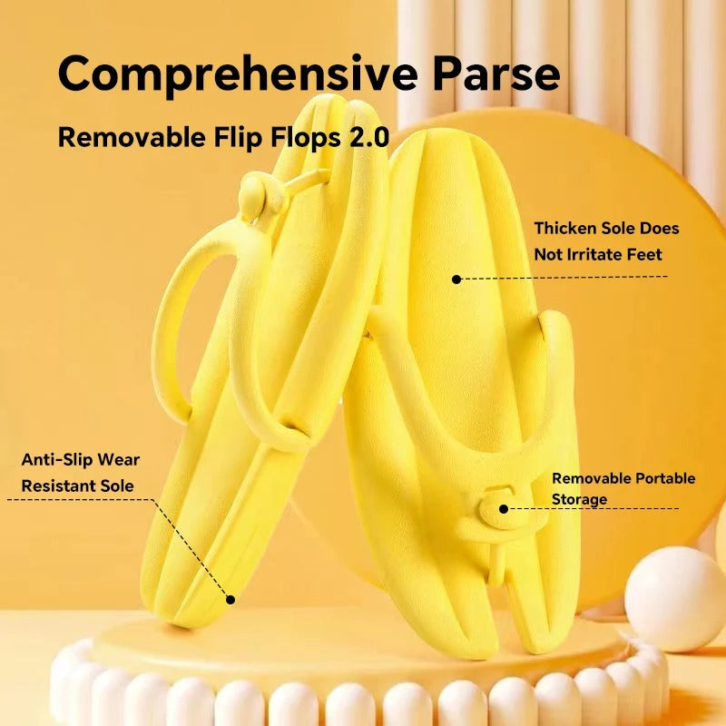 Casual Portable Folding Slippers for Men Women
