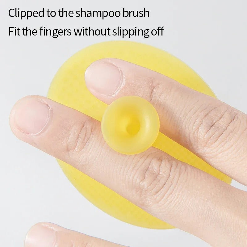 Soft Silicone Baby Bath Hair Washing Brush