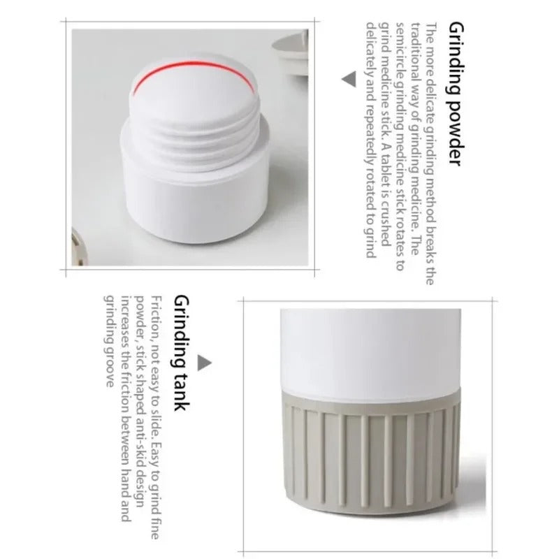 4 In 1 Pill Cutter Storage Box