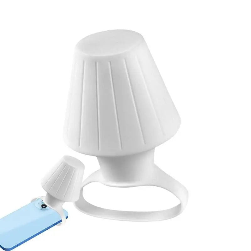 White Silicone Mobile Phone Lampshade