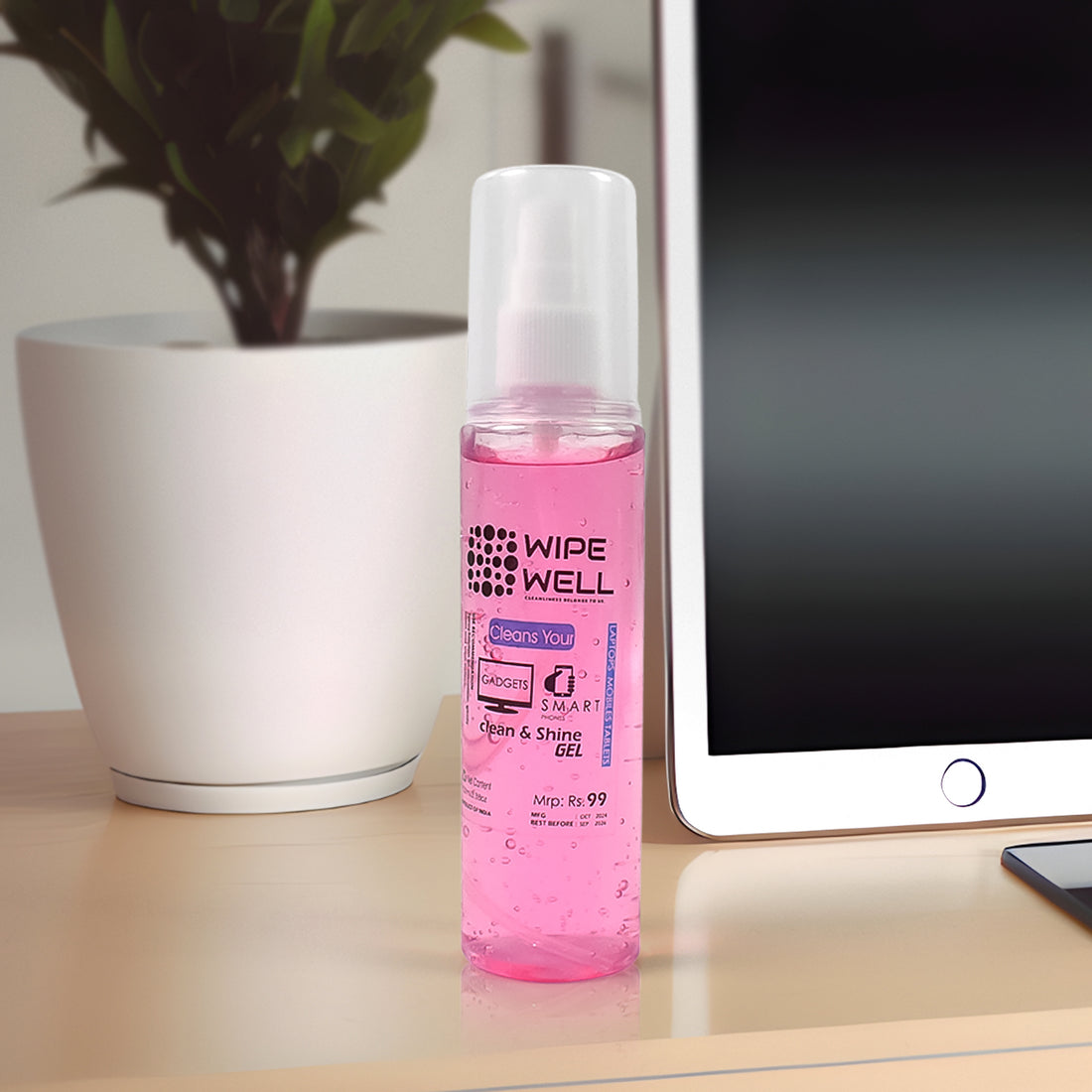 Liquid Gadget Gel Solution to Clean Mobile / Laptop Screen (100 ml)