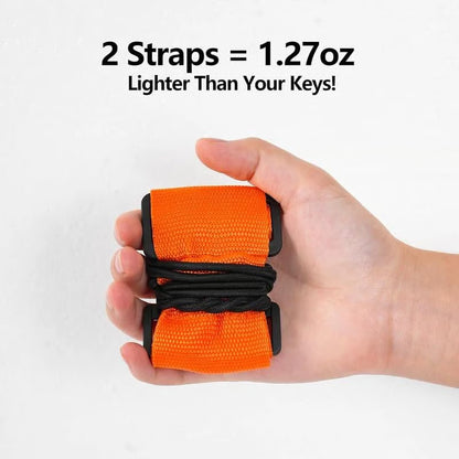 Adjustable Bungee Luggage Connector Straps for Hands-Free Travel