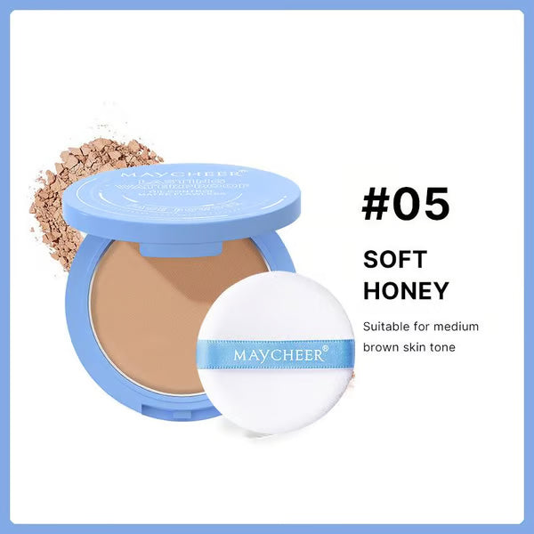 Waterproof Long-Lasting Matte Beauty Powder Cake