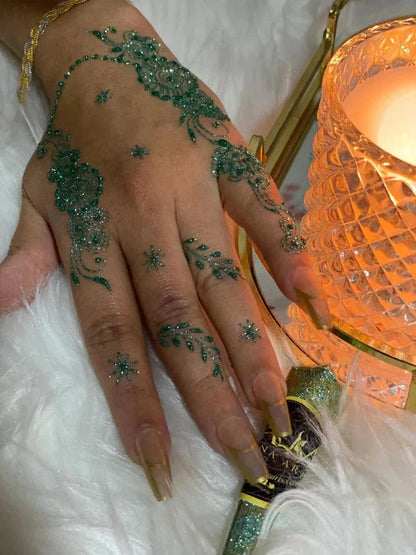 Sparkle Shine Glitter Mehndi Set