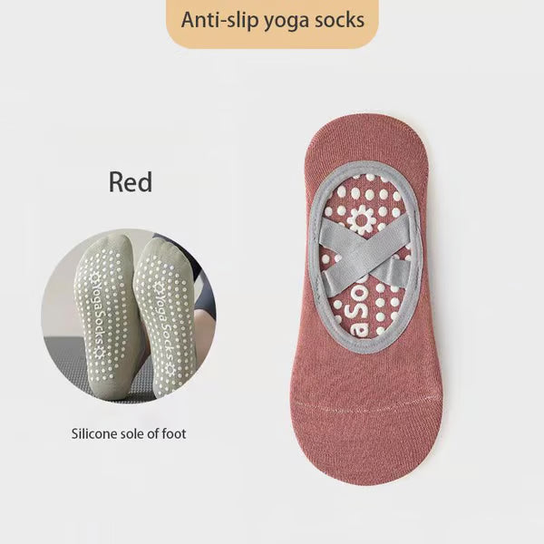 Non Slip Yoga & Pilates Socks Breathable Silicone Grip for Fitness & Dance