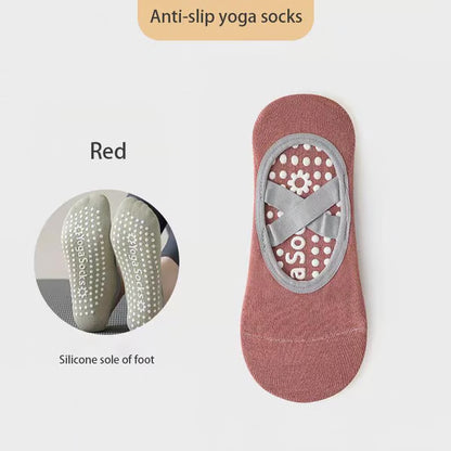 Non Slip Yoga & Pilates Socks Breathable Silicone Grip for Fitness & Dance