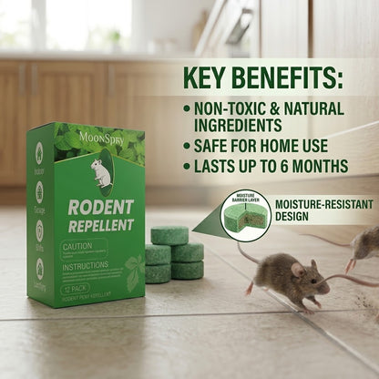MoonSpry Solid Rodent Repellent Tablets