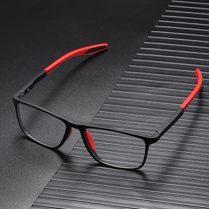 Fashionable silicone sports reading glasses