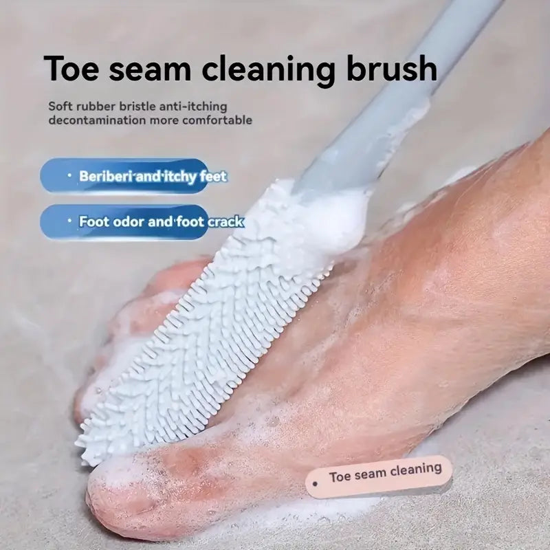 Ergonomic Long Handle Foot Scrub Brush