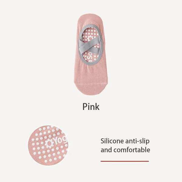 Non Slip Yoga & Pilates Socks Breathable Silicone Grip for Fitness & Dance