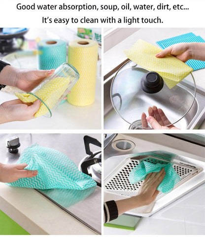 50 Sheet Roll Tissue Paper Cleaning Wipes