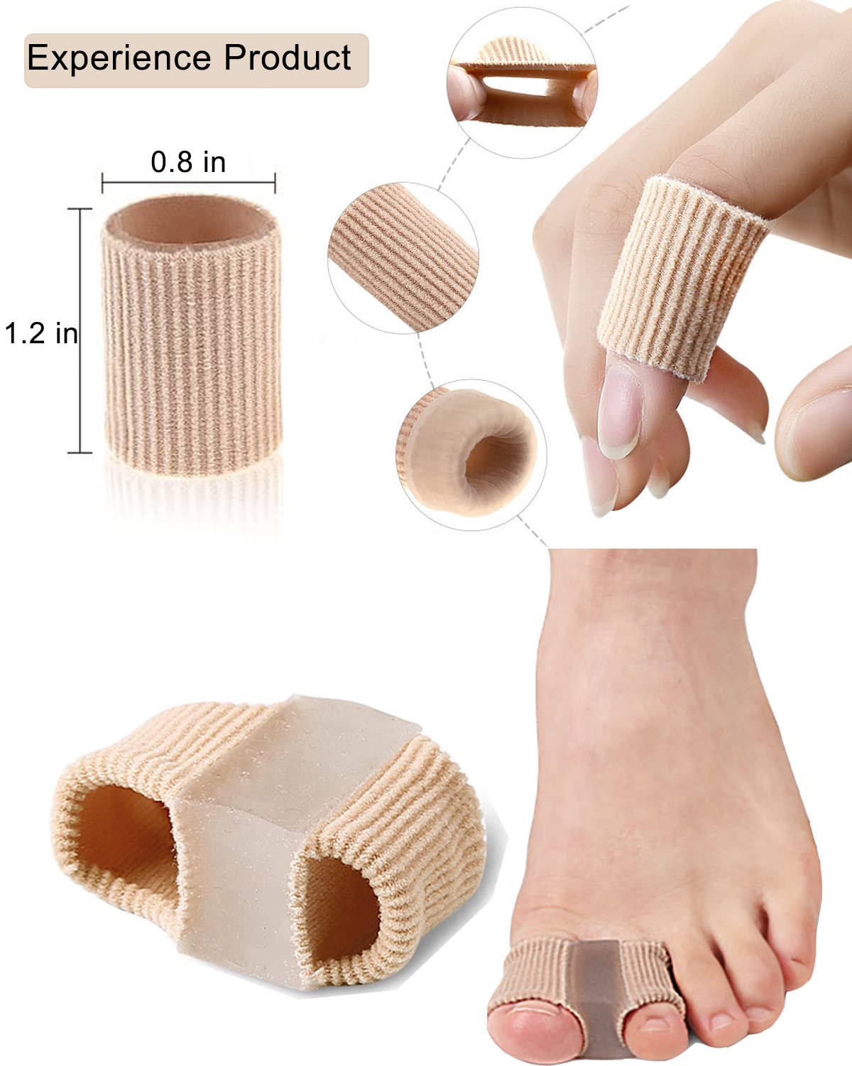 Orthopedic Soft Silicone Toe Separator & Corrector
