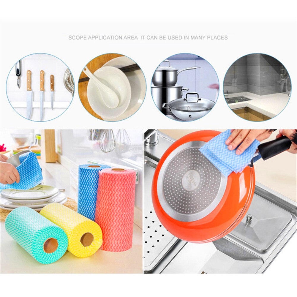 50 Sheet Roll Tissue Paper Cleaning Wipes