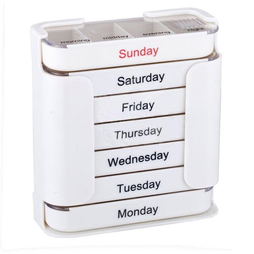 🔥Hot Sale 49% OFF👍🏻7 Days 28 Compartments Pill Organizer