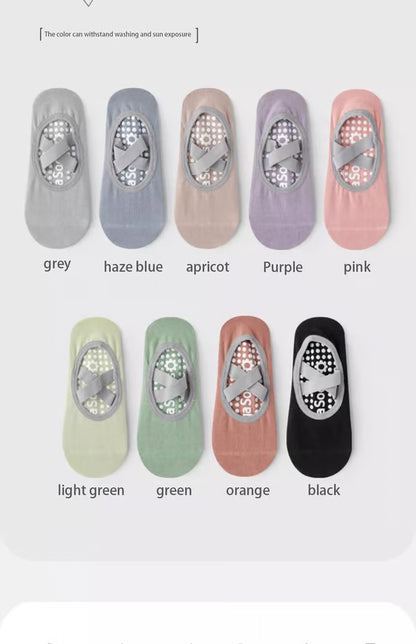 Non Slip Yoga & Pilates Socks Breathable Silicone Grip for Fitness & Dance
