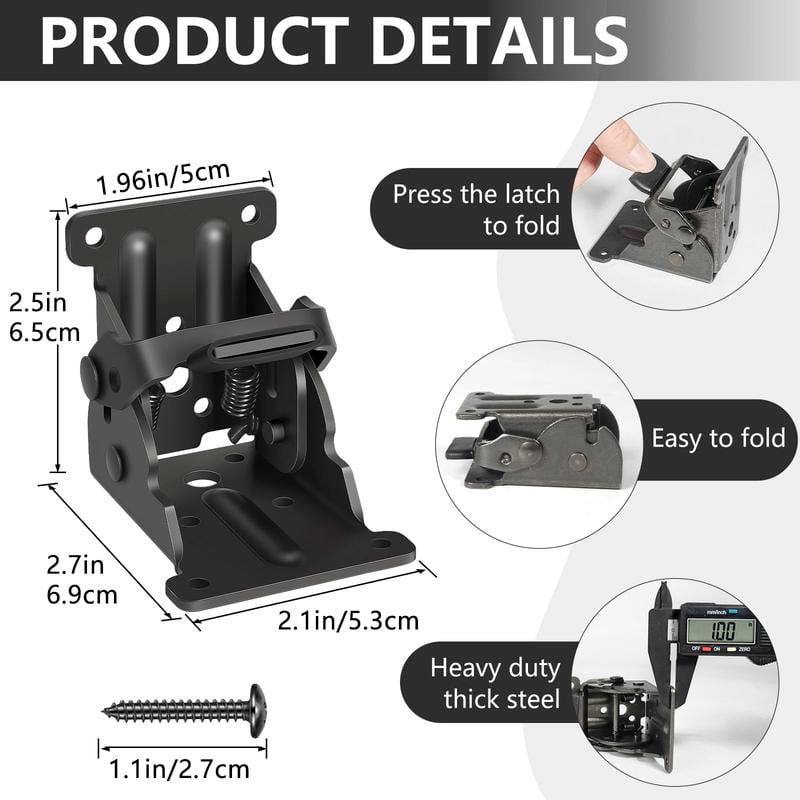 Heavy Duty Folding Brackets With 90 Lock