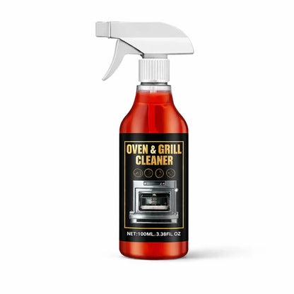 Heavy-Duty Oven & Grill Cleaner Spray Instant Grease & Stain Remover