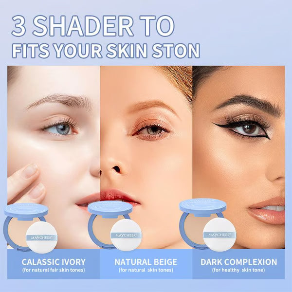 Waterproof Long-Lasting Matte Beauty Powder Cake