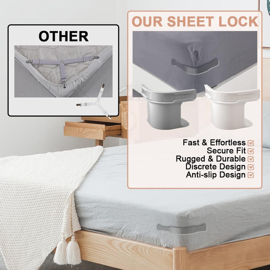 No Slip Bed Corner Clips