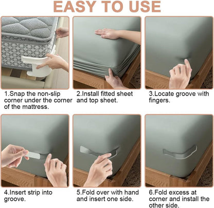 No Slip Bed Corner Clips