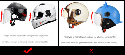 Anti-fog helmet film