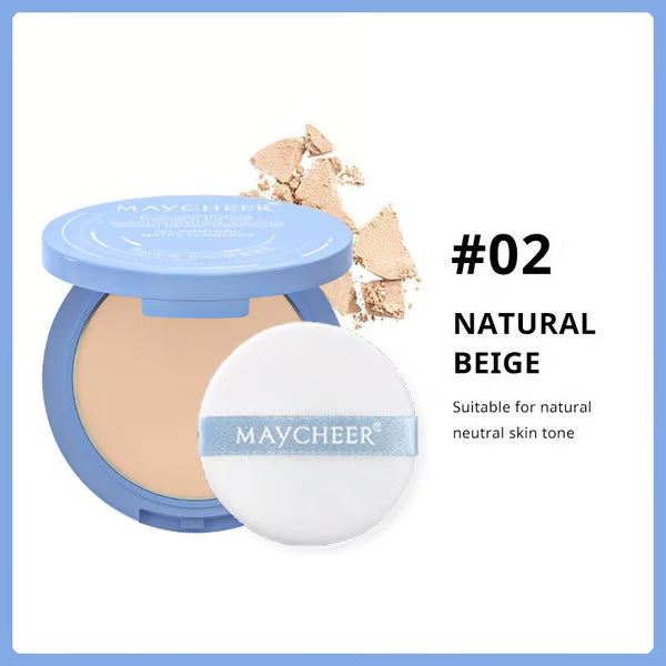 Waterproof Long-Lasting Matte Beauty Powder Cake