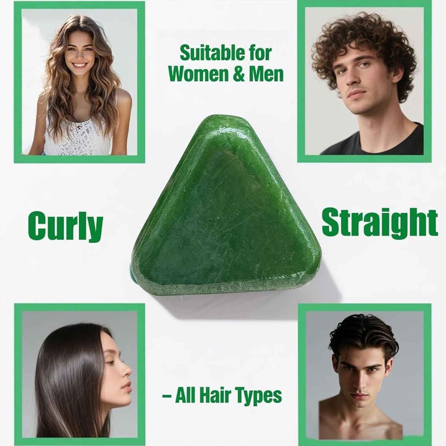 Nature Triangle Shampoo Bar