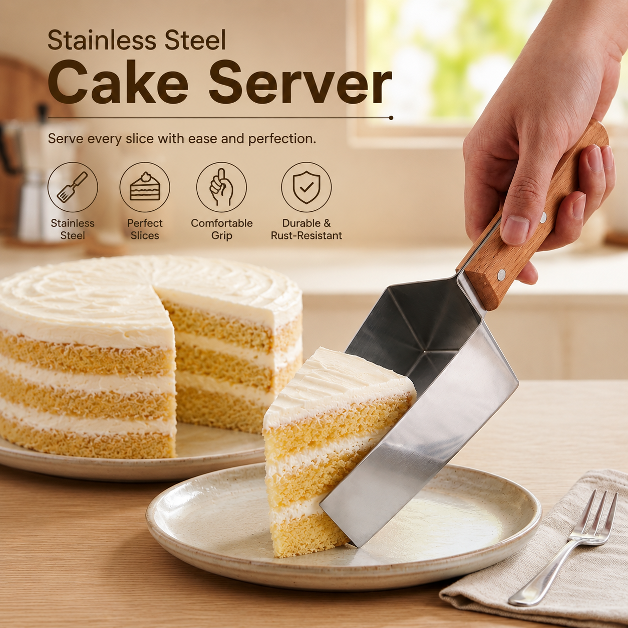 Perfect Slice Cake Scoop & Slicer