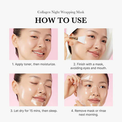 Medicube Night Wrapping Collagen Mask – Korean Skincare
