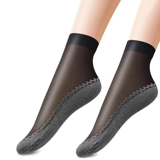 Silky Anti-Slip Cotton Socks（5 pairs/set）