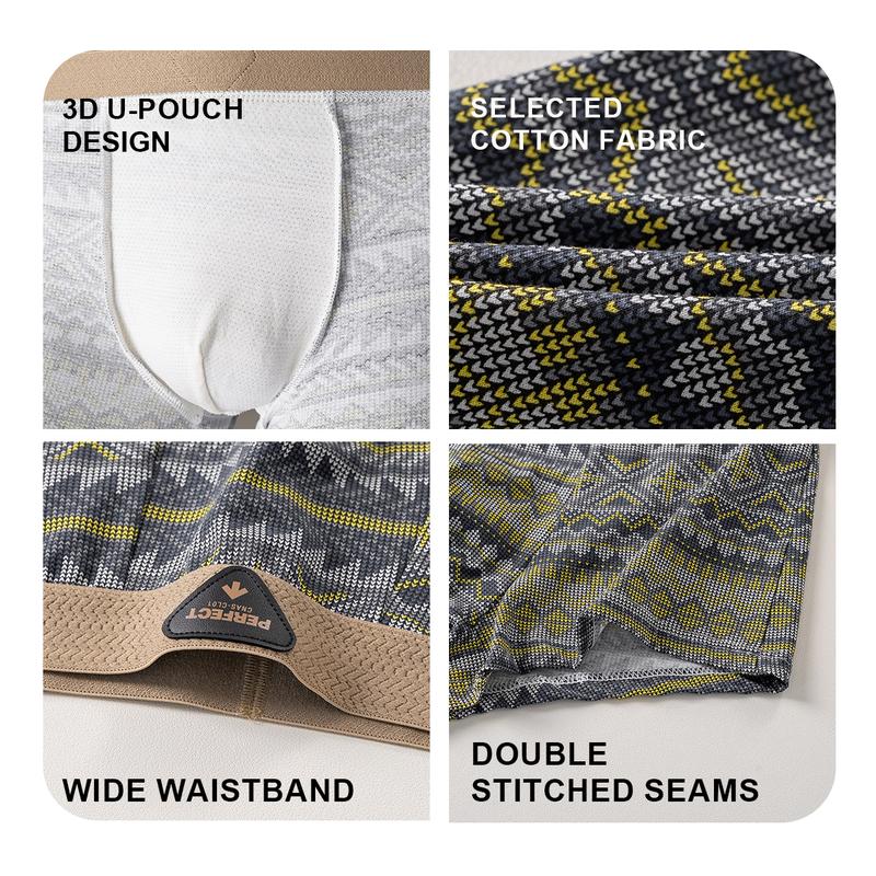 Men's Premium Cotton Breathable Mesh Underwear