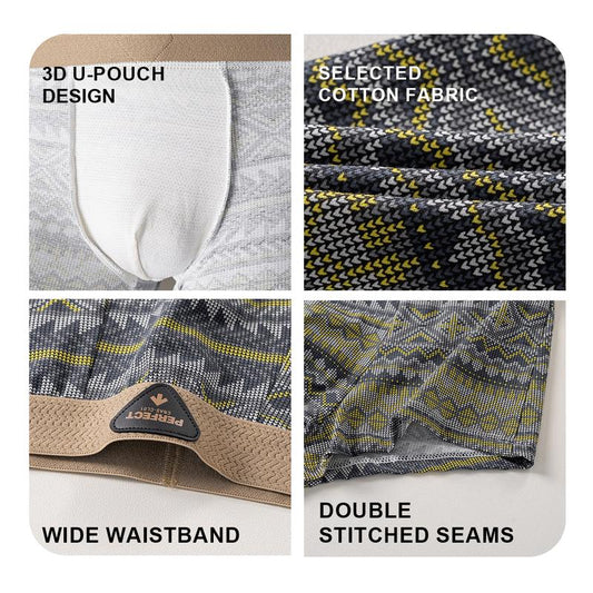 Men's Premium Cotton Breathable Mesh Underwear
