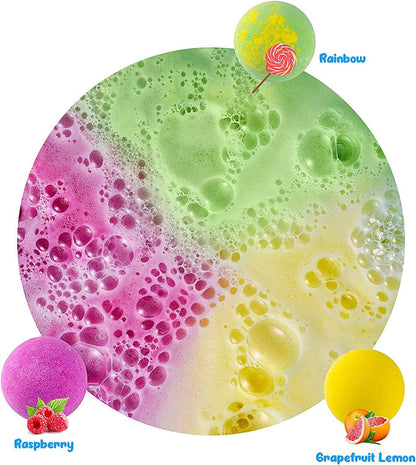 Bath Bombs for Kids with Toys Inside